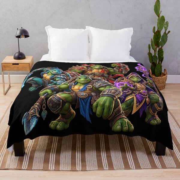 Item preview, Mutant Turtle Warriors – Fantasy Hero Team designed and sold by TroviTutto.