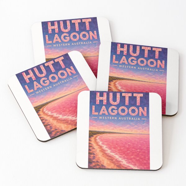 Item preview, Hutt Lagoon Western Australia Pink Lake near Port Gregory designed and sold by Places On Earth.