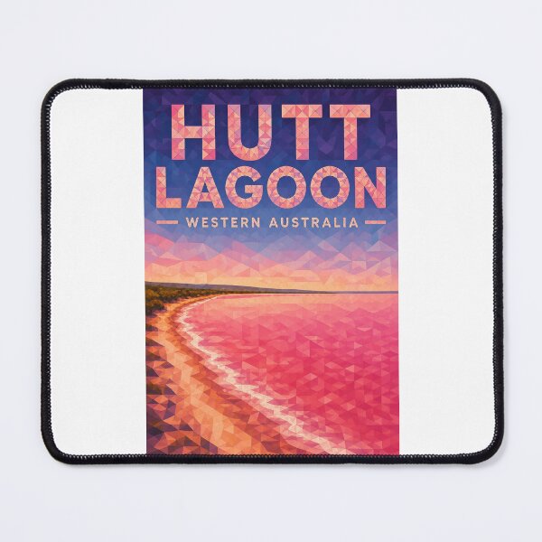 Item preview, Hutt Lagoon Western Australia Pink Lake near Port Gregory designed and sold by Places On Earth.