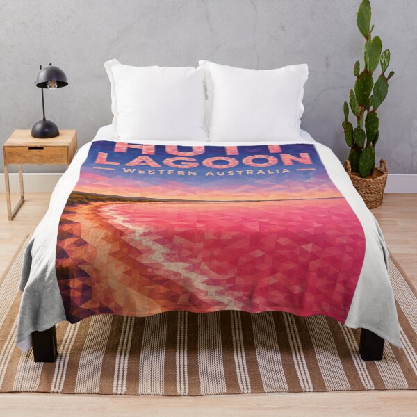 Item preview, Hutt Lagoon Western Australia Pink Lake near Port Gregory designed and sold by Places On Earth.