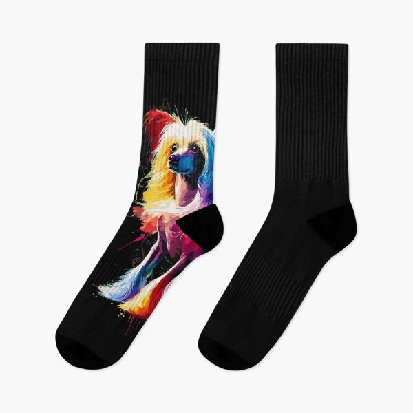 Item preview, Chinese Crested Dog Colorful designed and sold by goombi-creative.