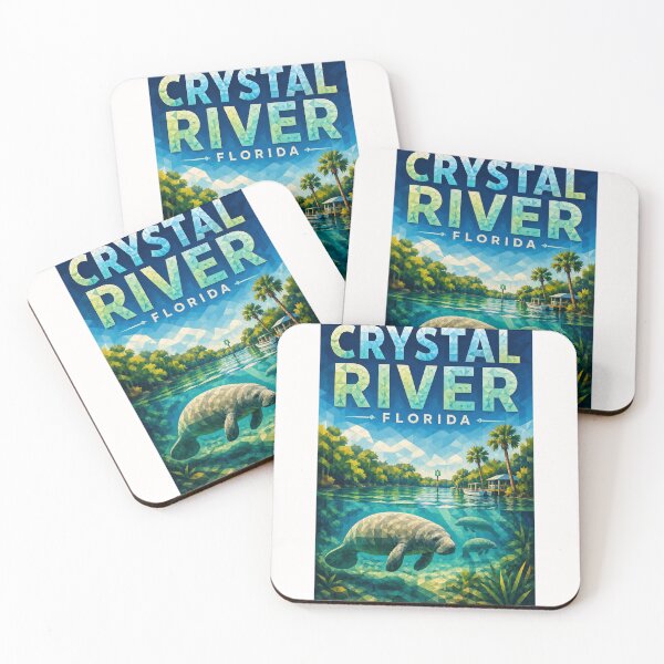 Item preview, Crystal River Florida Manatees and Kings Bay Springs designed and sold by Places On Earth.