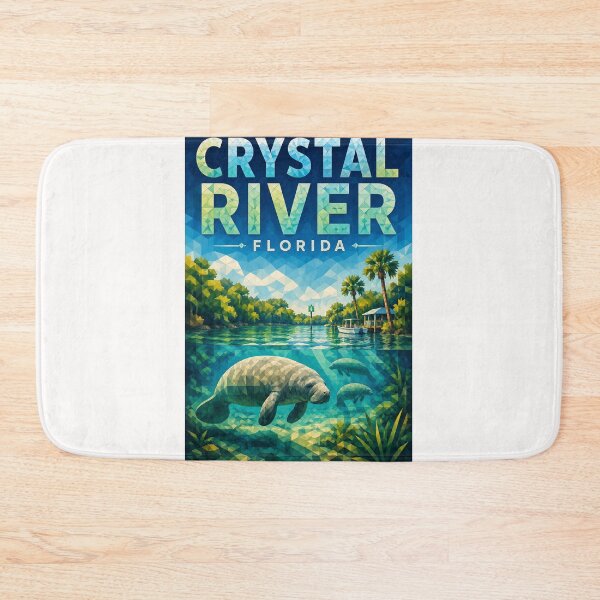Item preview, Crystal River Florida Manatees and Kings Bay Springs designed and sold by Places On Earth.