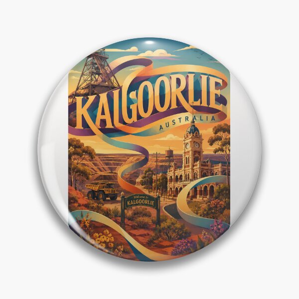 Item preview, Kalgoorlie Western Australia Goldfields Mining Heritage designed and sold by Places On Earth.