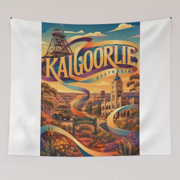 Item preview, Kalgoorlie Western Australia Goldfields Mining Heritage designed and sold by Places On Earth.