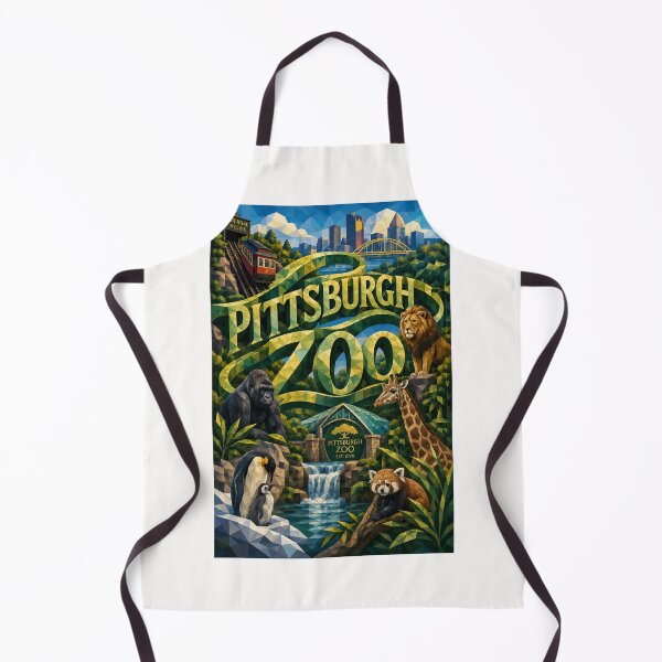 Item preview, Pittsburgh Zoo Pennsylvania Wildlife with Allegheny River Skyline designed and sold by Places On Earth.