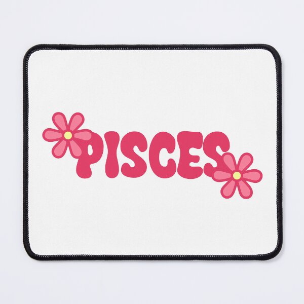 Item preview, Pisces Pink Flowery Boho Cute designed and sold by SlimyFish.