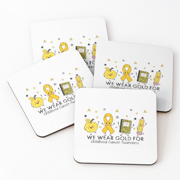 Item preview, School Supplies We Wear Gold for Childhood Cancer Awareness designed and sold by jackelmbradyt.