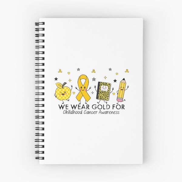 Item preview, School Supplies We Wear Gold for Childhood Cancer Awareness designed and sold by jackelmbradyt.