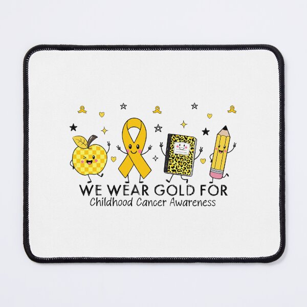 Item preview, School Supplies We Wear Gold for Childhood Cancer Awareness designed and sold by jackelmbradyt.