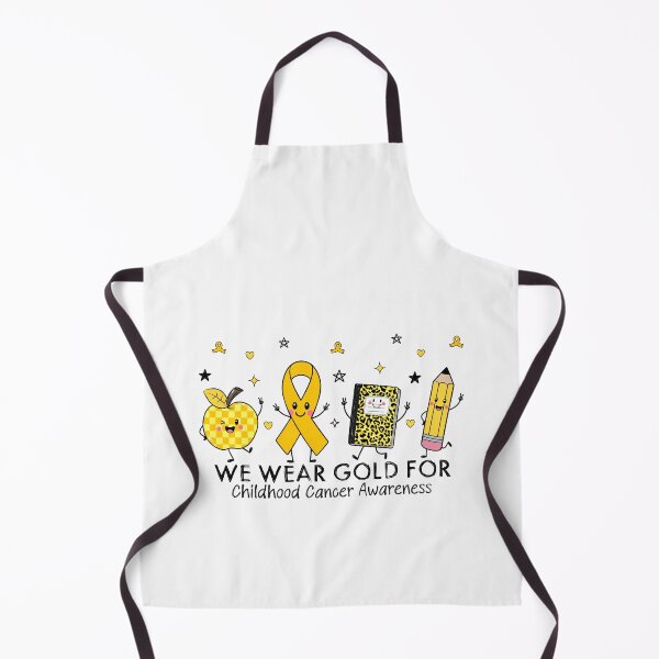 Item preview, School Supplies We Wear Gold for Childhood Cancer Awareness designed and sold by jackelmbradyt.