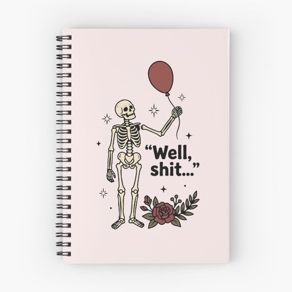 Item preview, Sad Skeleton Melting Red Balloon Vintage Rose designed and sold by ChuyenSuperx.