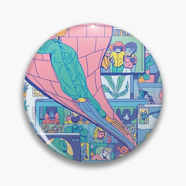 Artikelvorschau, Virtuelle Verbindung Pop-Art-Collage entworfen und verkauft von VividVortey.