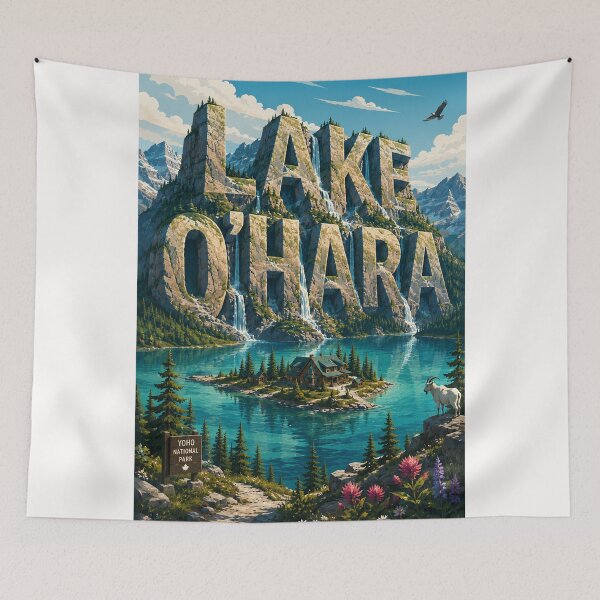 Item preview, Lake O'Hara Yoho National Park Canadian Rockies Wilderness designed and sold by Places On Earth.