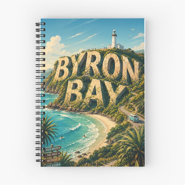 Item preview, Byron Bay Cape Byron Lighthouse Main Beach New South Wales Coast designed and sold by Places On Earth.