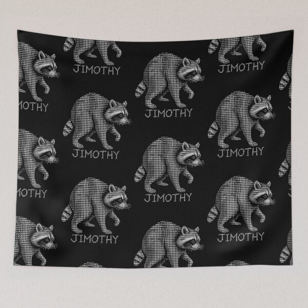 Item preview, Jimothy Raccoon Ascii Text Art Retro Animal designed and sold by d247.