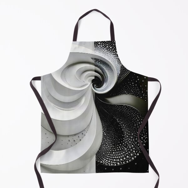 Item preview, Abstract Spiral Design in Black and White designed and sold by Vicky Brago-Mitchell®.