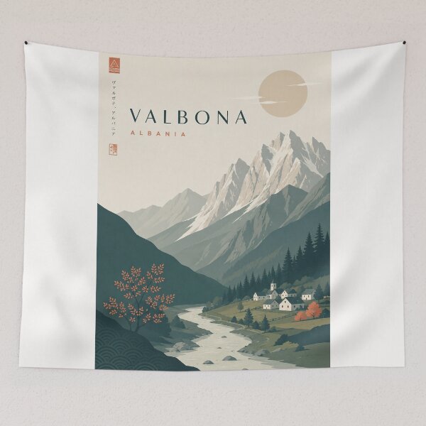 Item preview, Valbona Albania Mountain Valley in the Albanian Alps designed and sold by Places On Earth.