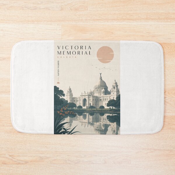 Item preview, Victoria Memorial Kolkata Landmark beside Reflecting Water designed and sold by Places On Earth.