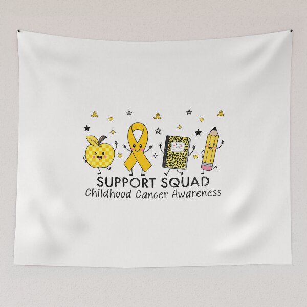 Item preview, Doodle Childhood Cancer Awareness Support Squad designed and sold by jackelmbradyt.