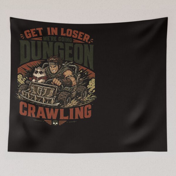 Item preview, Dungeon Crawler Carl Tshirts Get In Loser We're Going Dungeon Crawling designed and sold by Hydlaaksmndriss.