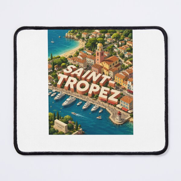 Item preview, Saint Tropez Côte d’Azur Harbor and French Riviera Waterfront designed and sold by Places On Earth.