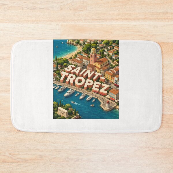Item preview, Saint Tropez Côte d’Azur Harbor and French Riviera Waterfront designed and sold by Places On Earth.