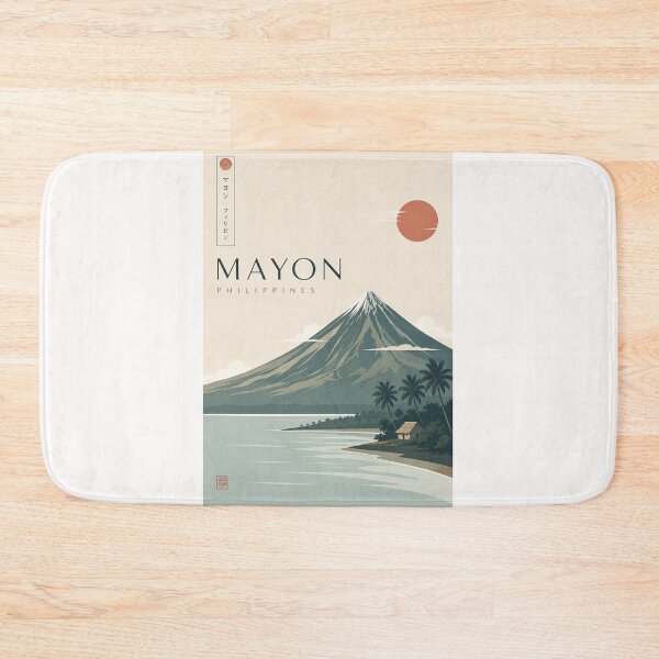 Artikelvorschau, Vulkan Mayon, Albay, Philippinen, unterhalb der Bicol-Skyline entworfen und verkauft von Places On Earth.