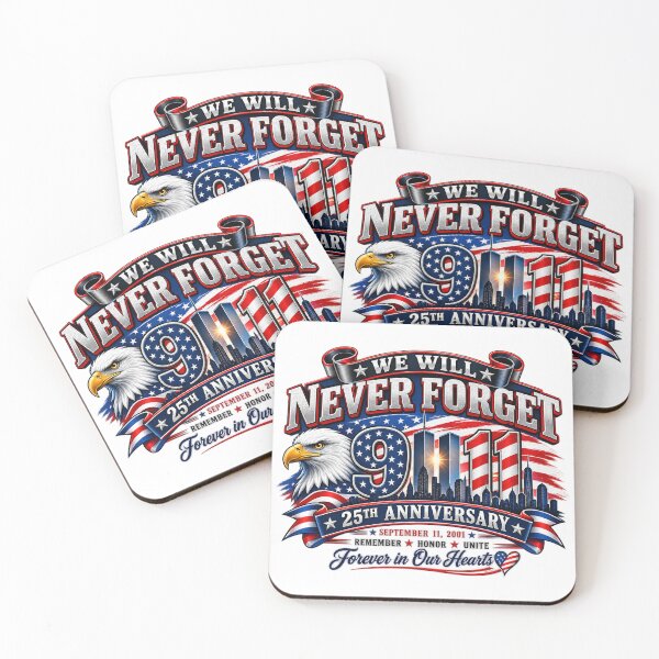 Item preview, 9/11 Memorial Shirt Vintage Patriotic Tribute Design for Men Women – Never Forget USA Remembrance Gift Tee designed and sold by Teetreasure2.