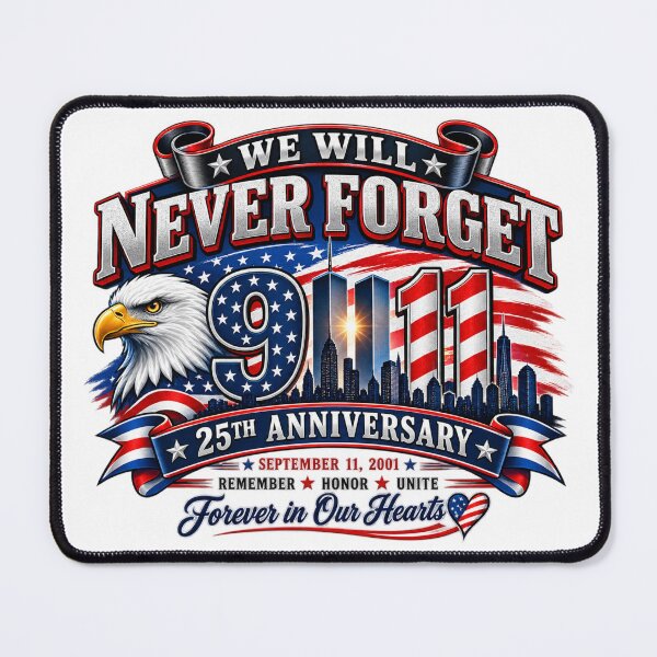 Item preview, 9/11 Memorial Shirt Vintage Patriotic Tribute Design for Men Women – Never Forget USA Remembrance Gift Tee designed and sold by Teetreasure2.