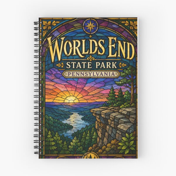 Item preview, Worlds End State Park Pennsylvania Loyalsock Canyon Sunset designed and sold by Places On Earth.