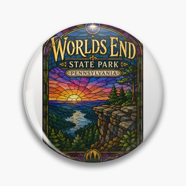 Item preview, Worlds End State Park Pennsylvania Loyalsock Canyon Sunset designed and sold by Places On Earth.