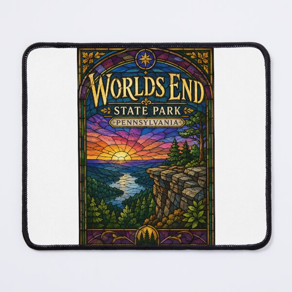 Item preview, Worlds End State Park Pennsylvania Loyalsock Canyon Sunset designed and sold by Places On Earth.