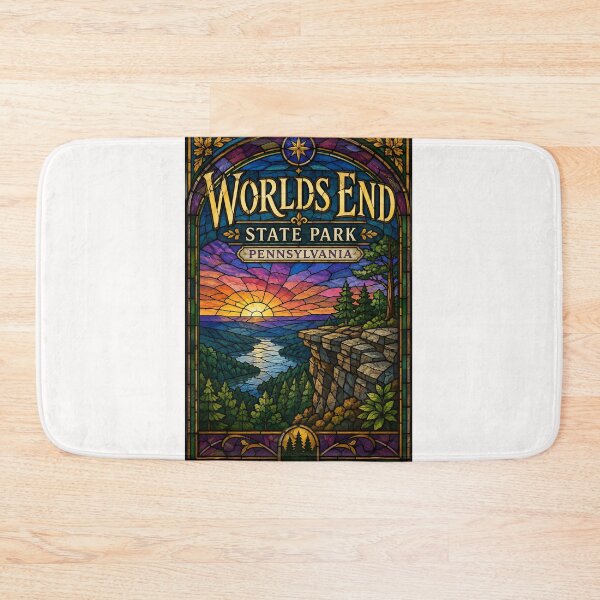 Item preview, Worlds End State Park Pennsylvania Loyalsock Canyon Sunset designed and sold by Places On Earth.