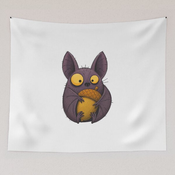 Item preview, Bat Carrying an Oversized Acorn designed and sold by The-Art-of-D.