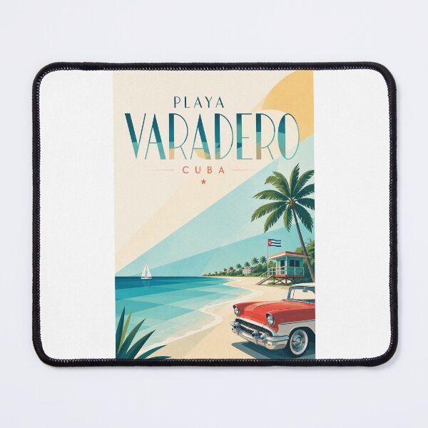 Item preview, Playa Varadero Cuba Caribbean Beach with Classic Cuban Car designed and sold by Places On Earth.