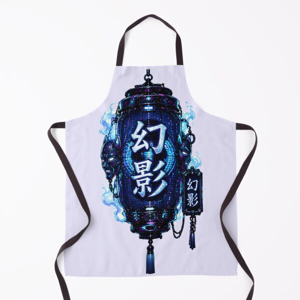 Item preview, Genei Phantom Cyberpunk Lantern - Blue Neon Fox Masks designed and sold by kummo-0319.