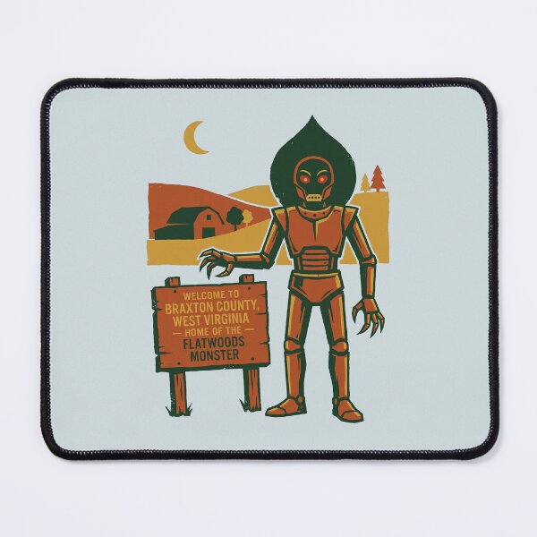 Item preview, Flatwoods Monster Welcome To Braxton County WV Cryptid Graphic designed and sold by KiwiRider.