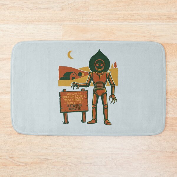 Item preview, Flatwoods Monster Welcome To Braxton County WV Cryptid Graphic designed and sold by KiwiRider.