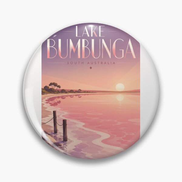 Item preview, Lake Bumbunga South Australia Pink Salt Lake Sunset designed and sold by Places On Earth.
