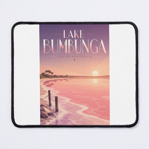 Item preview, Lake Bumbunga South Australia Pink Salt Lake Sunset designed and sold by Places On Earth.