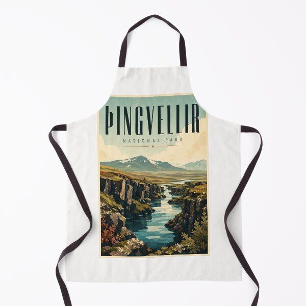 Item preview, Pingvellir National Park Iceland Rift Valley and River Landscape designed and sold by Places On Earth.