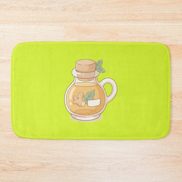 Item preview, Cute Ginger Oil Bottle Kawaii Herbal Potion Elixir Illustration designed and sold by Indraokta22.