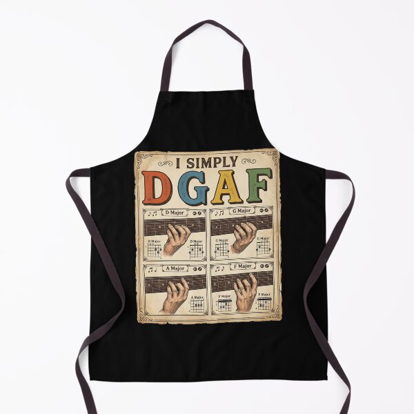 Item preview, I Simply DGAF Guitar Chords Funny Musician designed and sold by Flirt-Teez.