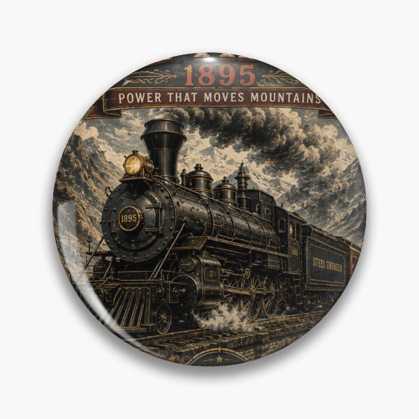 Item preview, Steel Thunder 1895 Vintage Steam Locomotive designed and sold by Nebur2021.