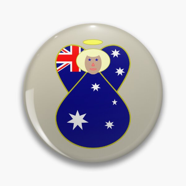 Item preview, Australian Flag Angel Design designed and sold by AuntieShoe.