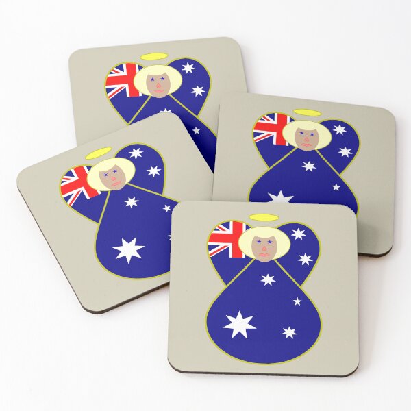 Item preview, Australian Flag Angel Design designed and sold by AuntieShoe.