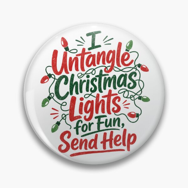 Item preview, I Untangle Christmas Lights for Fun Send Help | Funny Holiday T-Shirt designed and sold by OMNITeeSigns.
