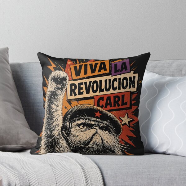 Item preview, Dungeon Crawler Carl Tshirts Viva La Revolucion Carl Funny Revolutionary Cat Gamer designed and sold by Hydlaaksmndriss.