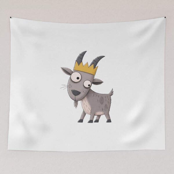 Item preview, Goat in a Paper Crown designed and sold by The-Art-of-D.